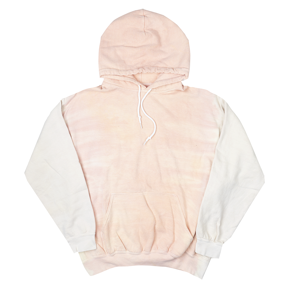 THE BAND LICENSED TIE DYE HOODIE PEACH MULTI DYEHOOD