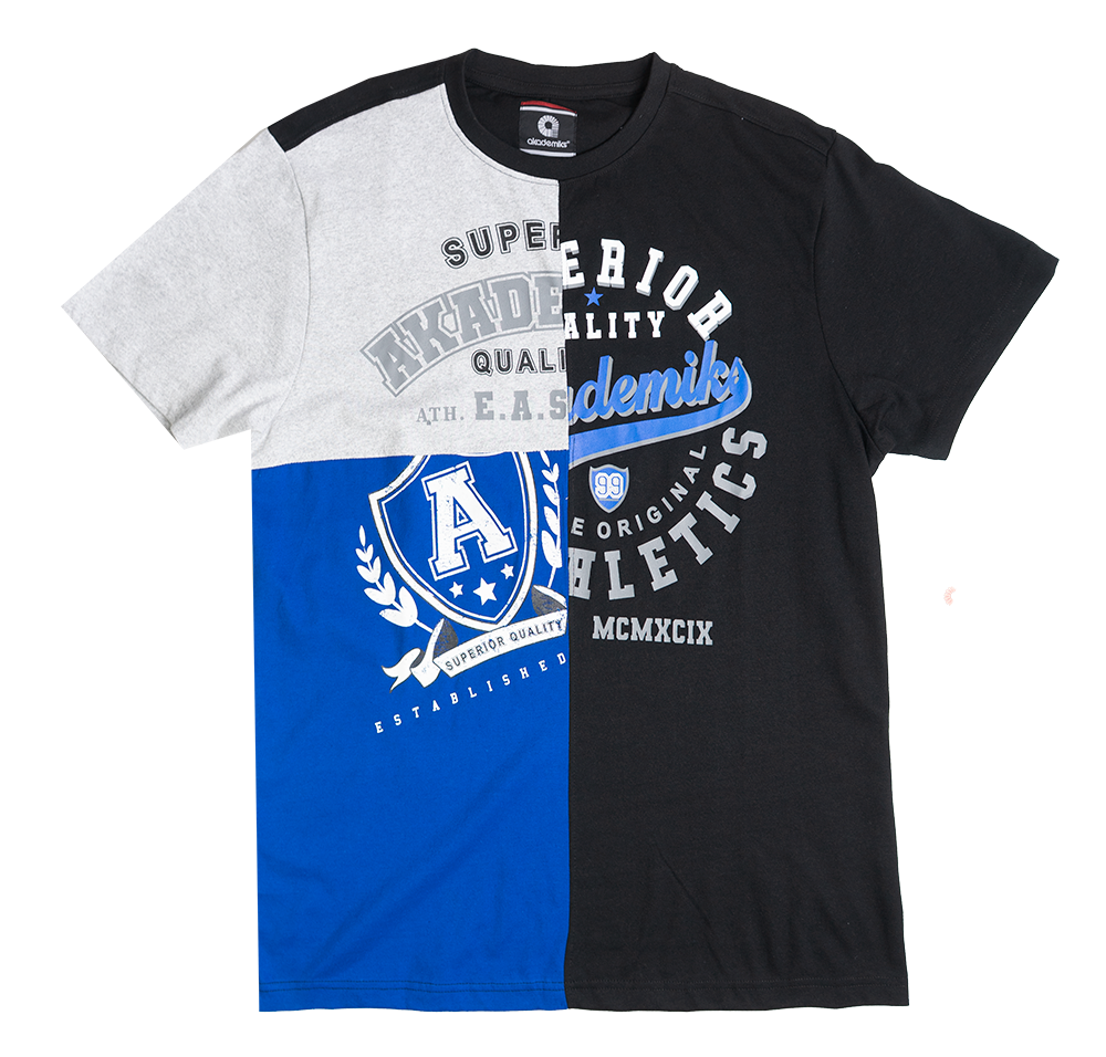 AKADEMIKS GRAPHIC T-SHIRT ROYAL - A13SK10