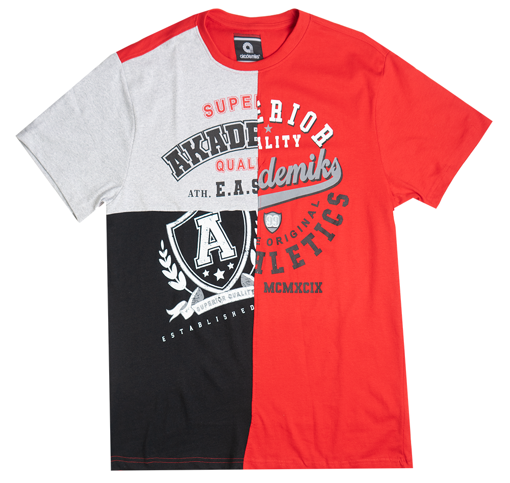 AKADEMIKS GRAPHIC T-SHIRT RED - A13SK10