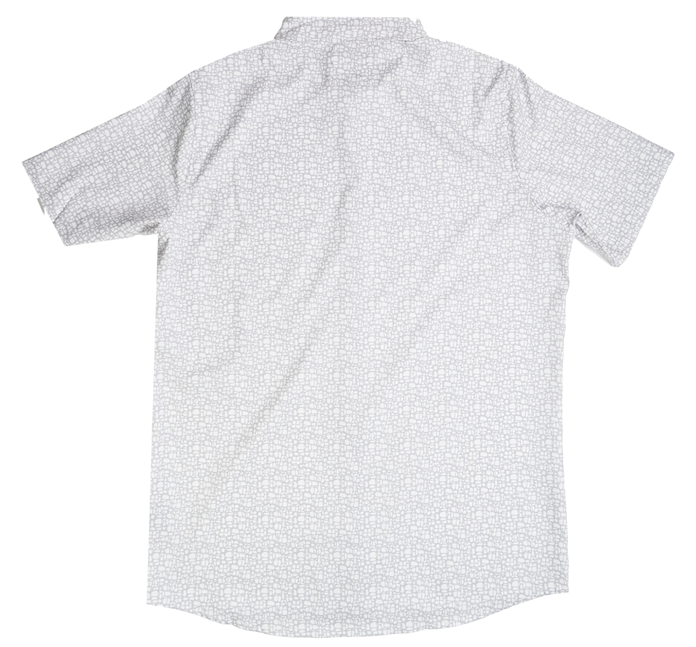 AKADEMIKS S/S BUTTON DOWN LT GREY - A13SW13