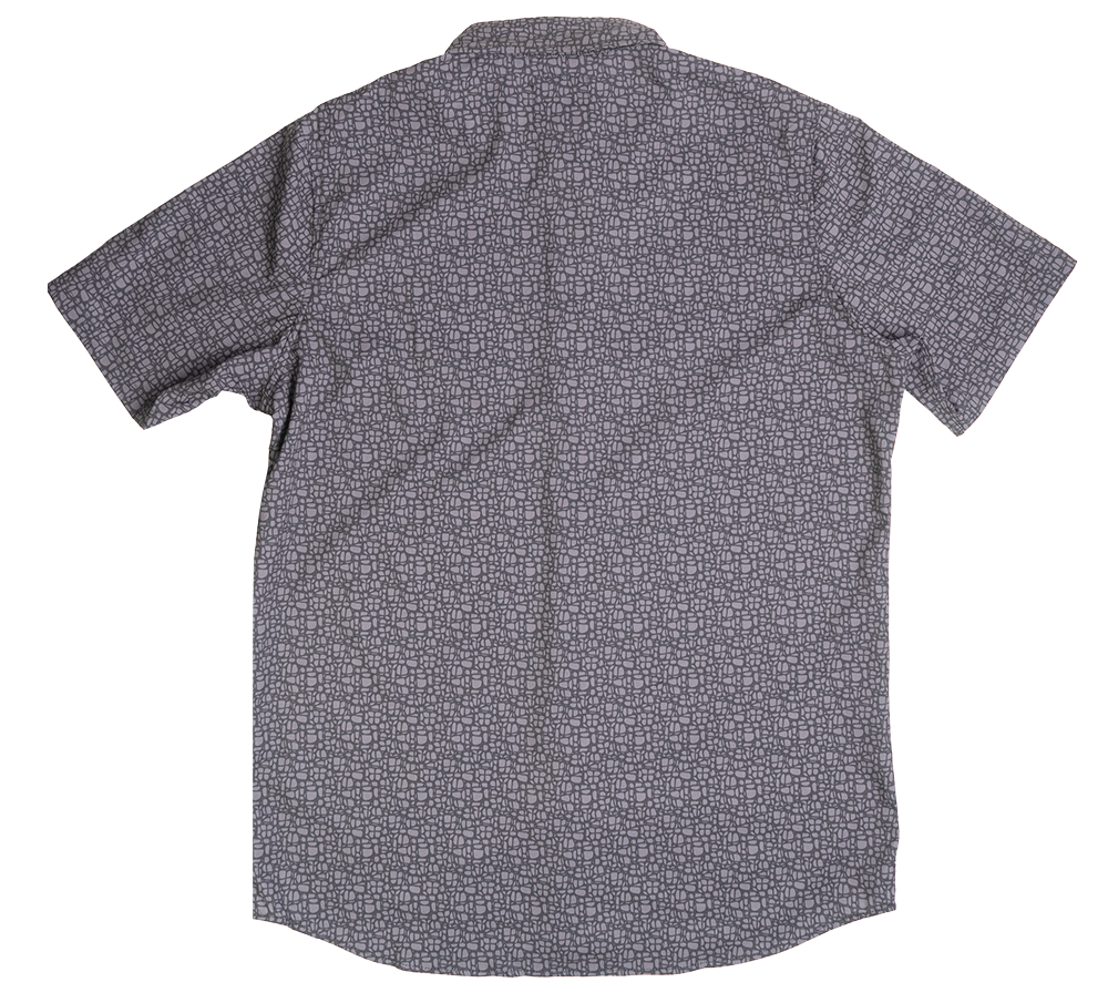 AKADEMIKS S/S BUTTON DOWN BLACK - A13SW13