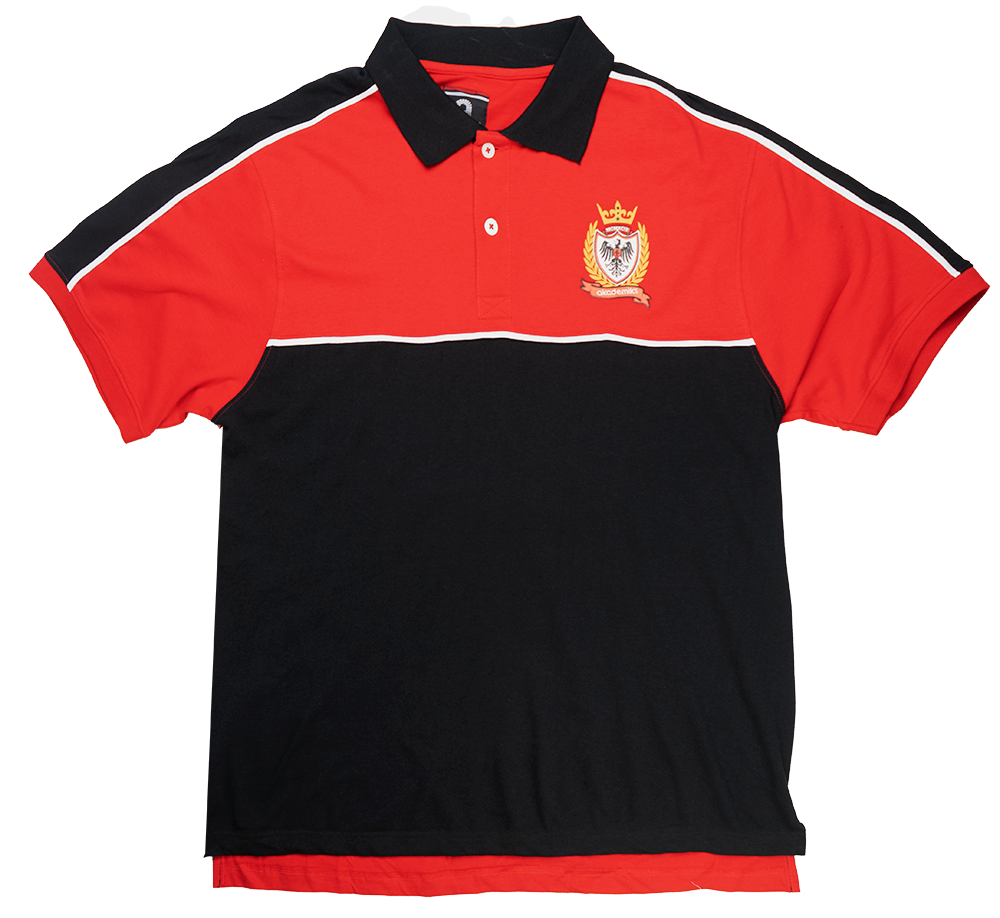AKADEMIKS S/S POLO RED - A13PL08