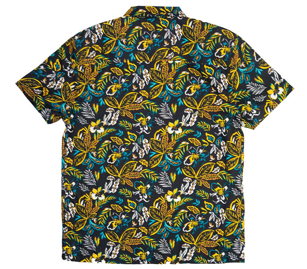 AKADEMIKS S/S BUTTON DOWN NAVY - A13SW20