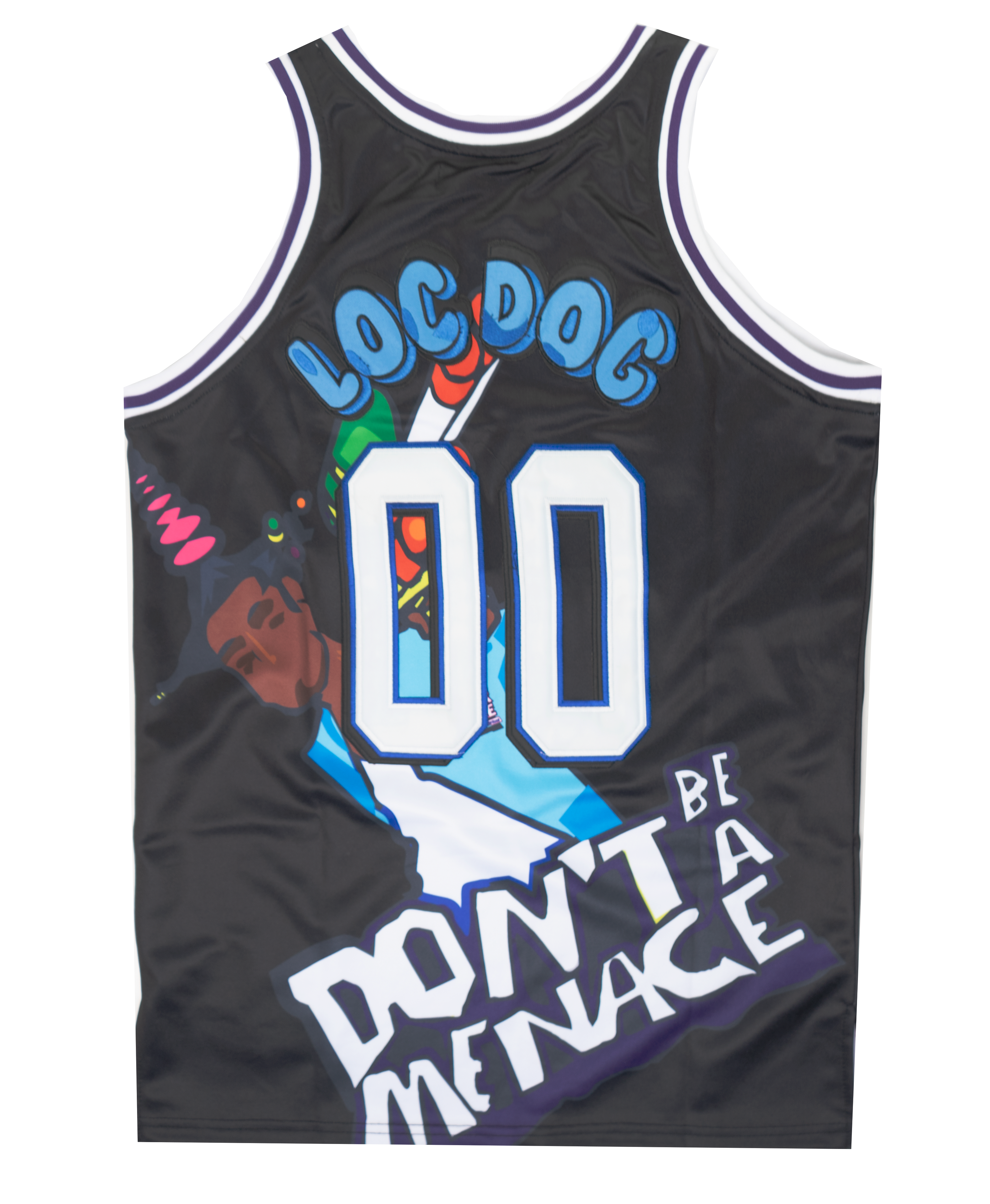HEADGEAR DONT BE A MENACE BASKETBALL JERSEY BLACK - HGC040-BBJ-20