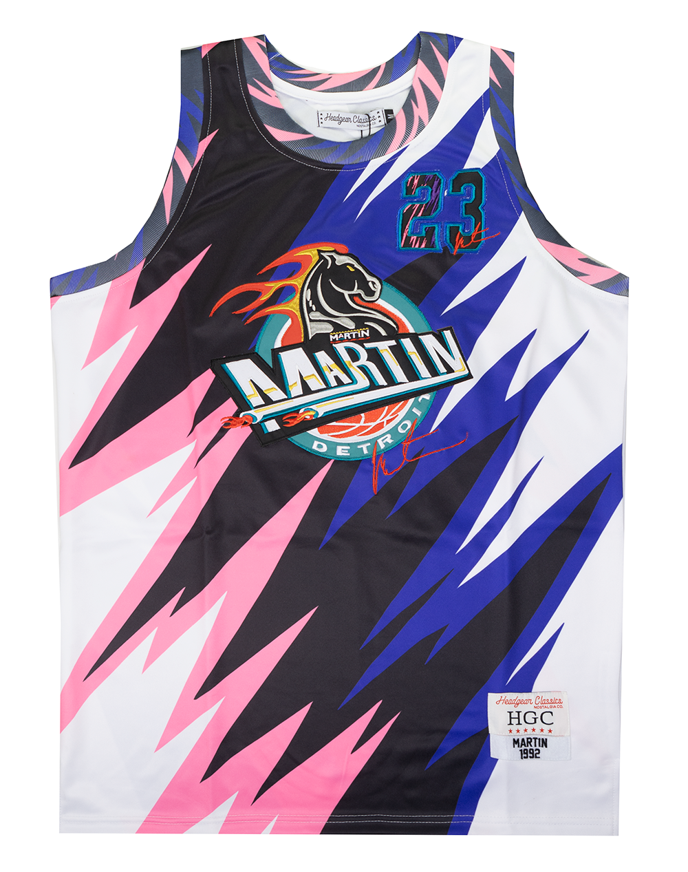 HEADGEAR MARTIN BASKETBALL JERSEY WHITE - HGC095X-BBJ-22