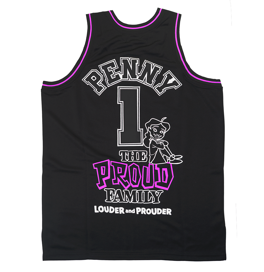 HEADGEAR PROUD FAMILY BASKETBALL JERSEY BLACK - HGC095X-BBJ-07