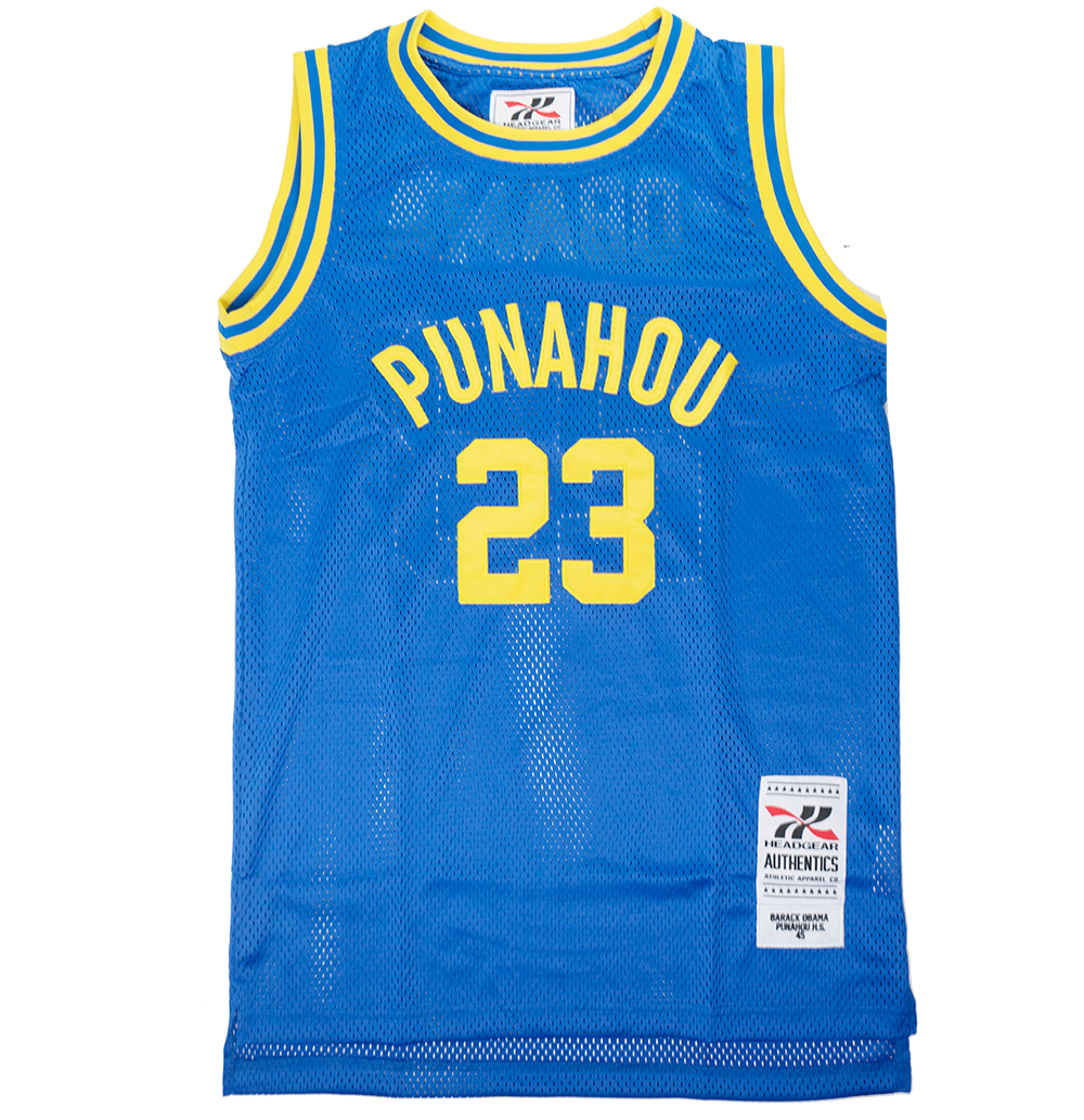 HEADGEAR BARACK OBAMA BASKETBALL JERSEY ROYAL - HGSC01-BBJ-107