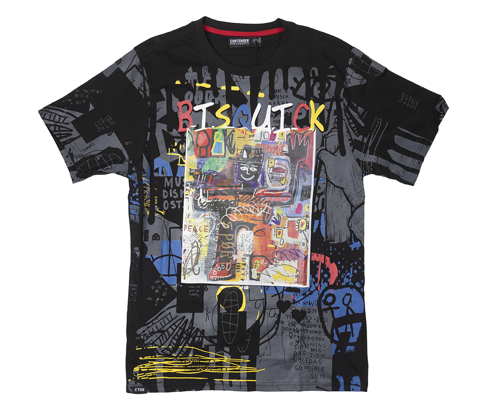CONTENDER BISQUICK T-SHIRT BLACK - 1KT333