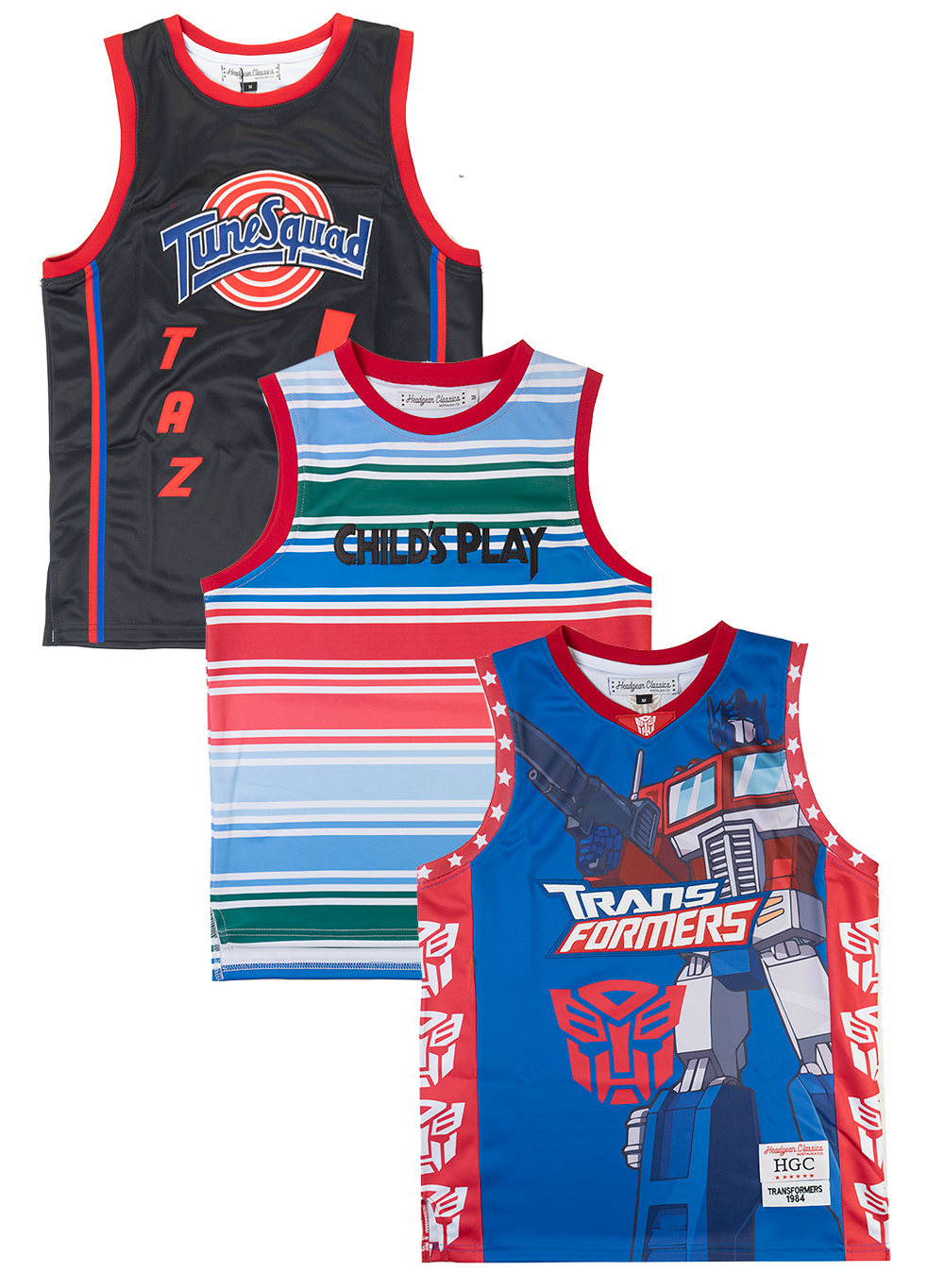 YOUTH HEADGEAR ASSORTED BASKETBALL JERSEY ASST - HGC-YBBJ-MTV