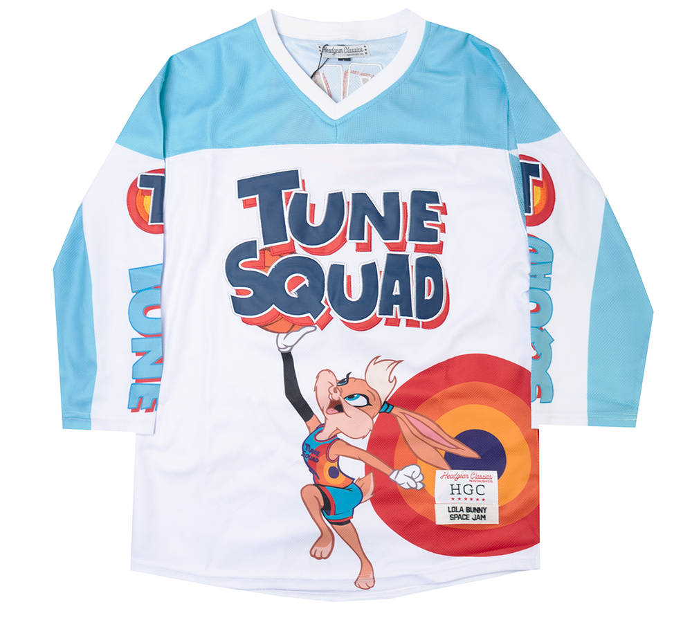 YOUTH HEADGEAR TUNE SQUAD HOCKEY JERSEY WHITE - HGC053-YHKYJ-28