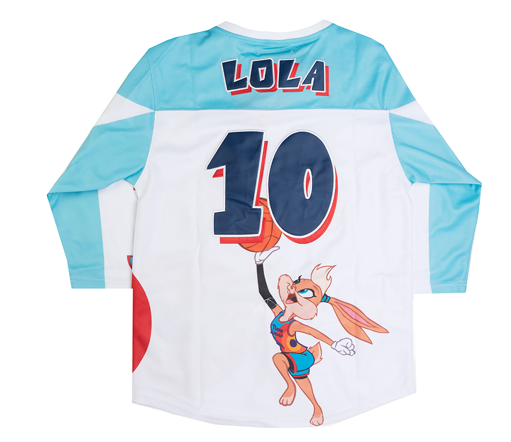 YOUTH HEADGEAR TUNE SQUAD HOCKEY JERSEY WHITE - HGC053-YHKYJ-28