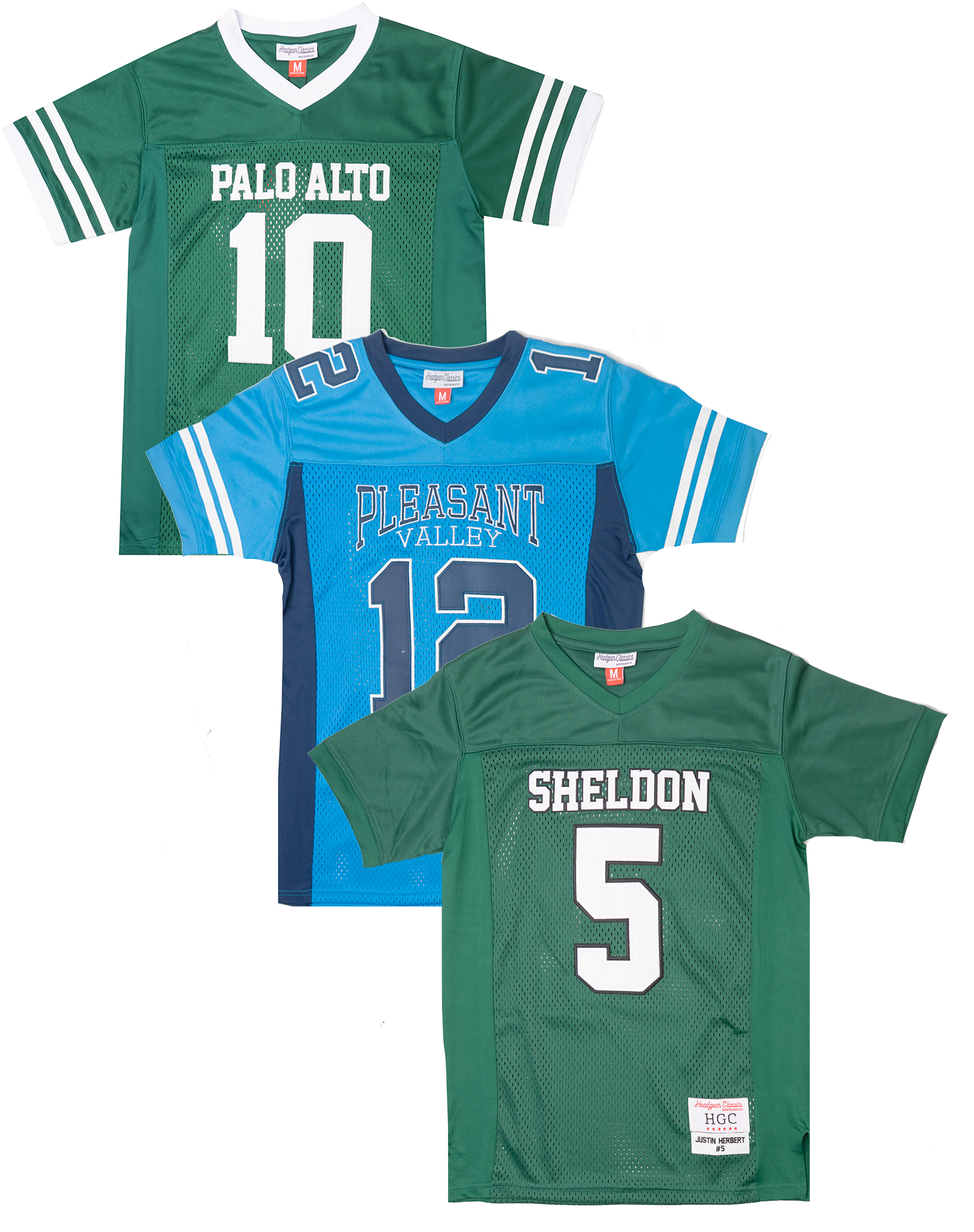 YOUTH HEADGEAR ASSORTED FOOTBALL JERSEY ASST - HGC-YFBJ-PLYR
