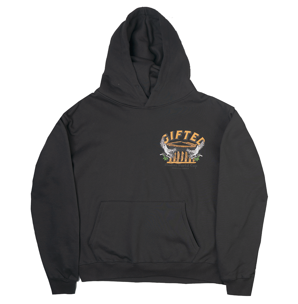 GFTD LA HOODIE BLACK - MEDICI CUP