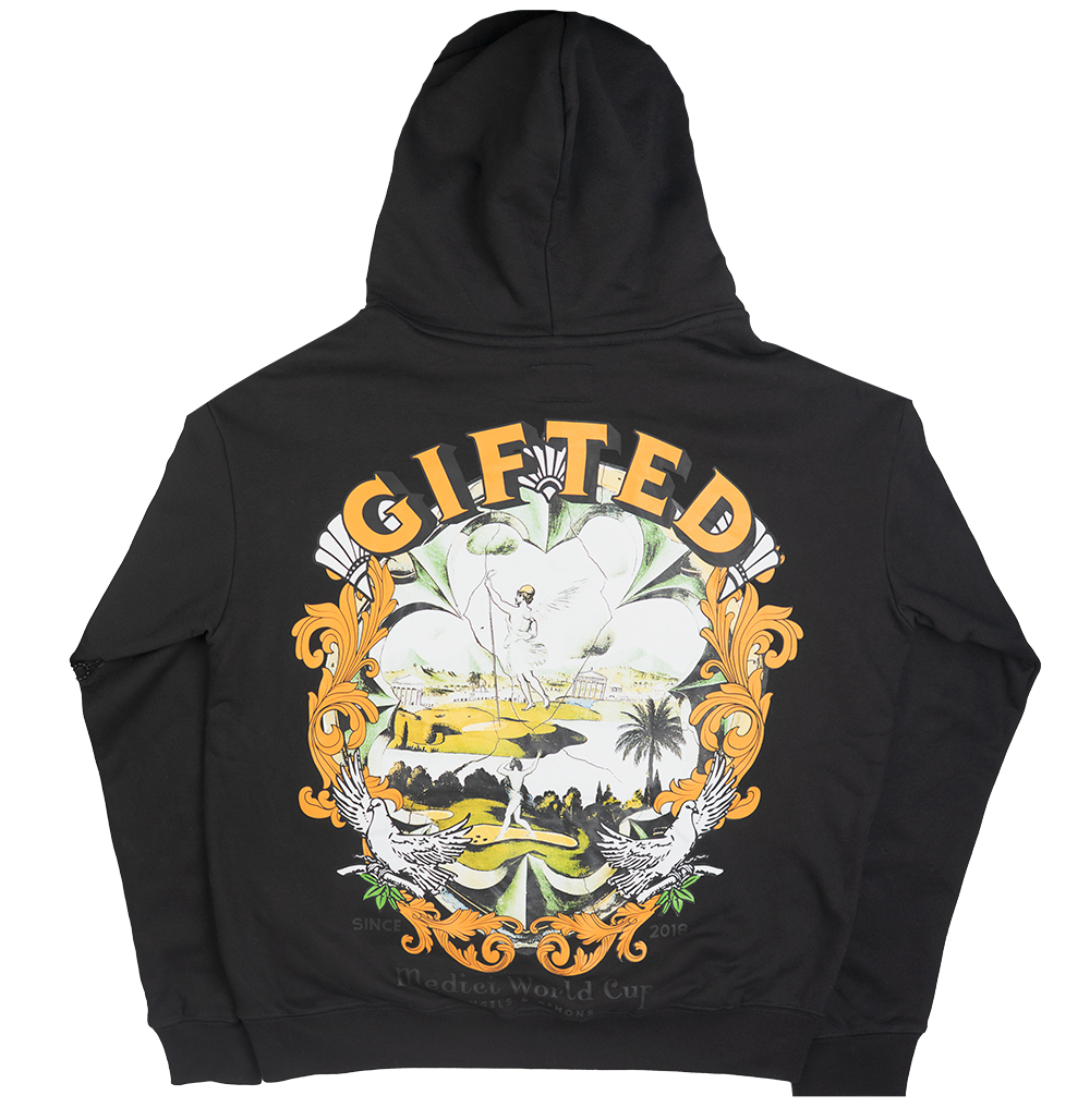 GFTD LA HOODIE BLACK - MEDICI CUP