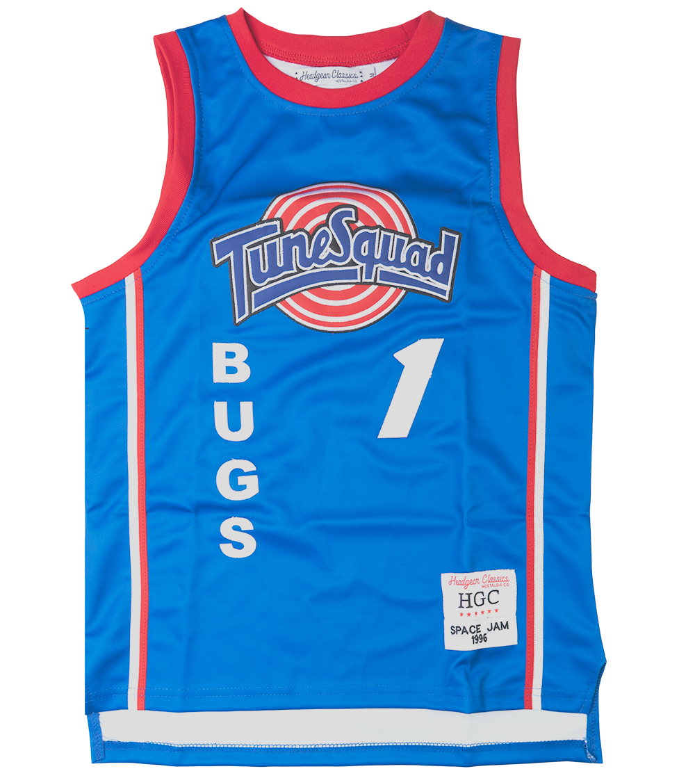 YOUTH HEADGEAR TUNE SQUAD BASKETBALL JERSEY BLUE - HGC029-YBBJ-04