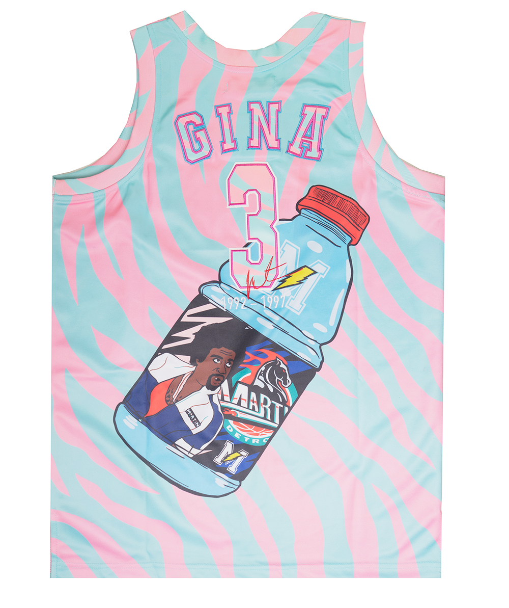 HEADGEAR MARTIN BASKETBALL JERSEY BLUE/PINK - HGC095X-BBJ-20