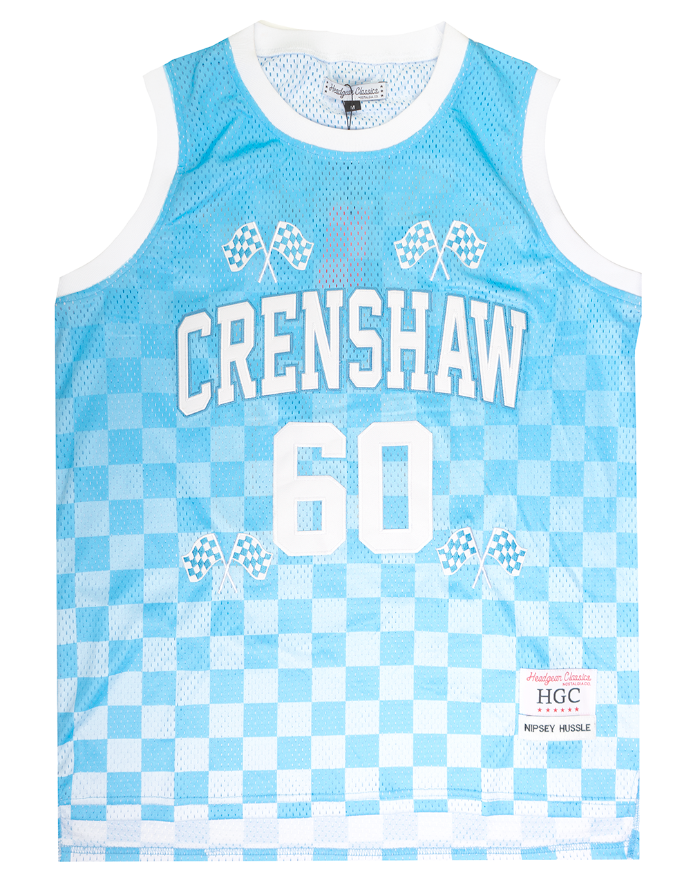 HEADGEAR CRENSHAW  NIPSEY BASKETBALL JERSEY SKY BLUE - HGA065-BJ-09