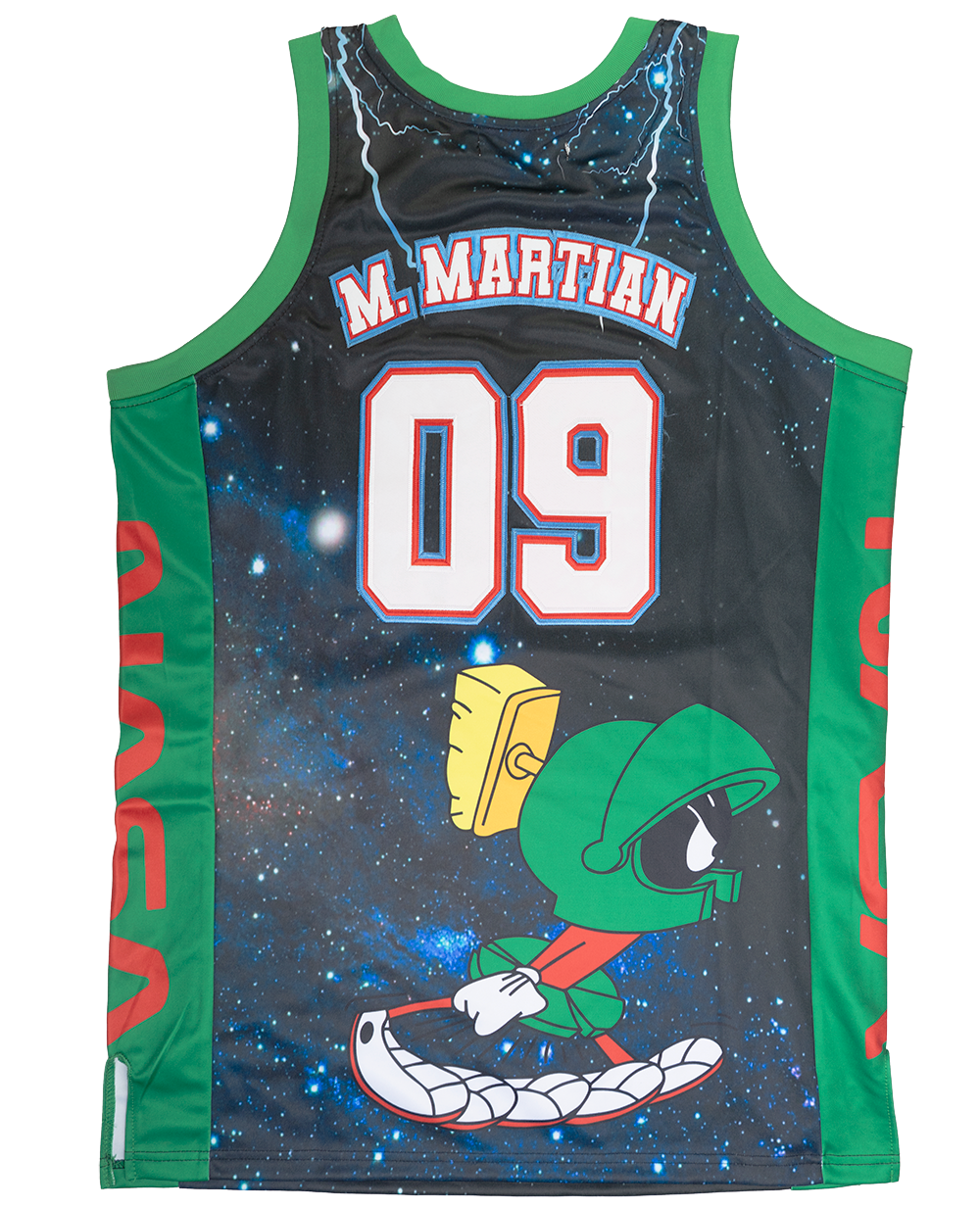 HEADGEAR MARVIN THE MARTIAN BASKETBALL JERSEY MULTI - HGA008-BBJ-06