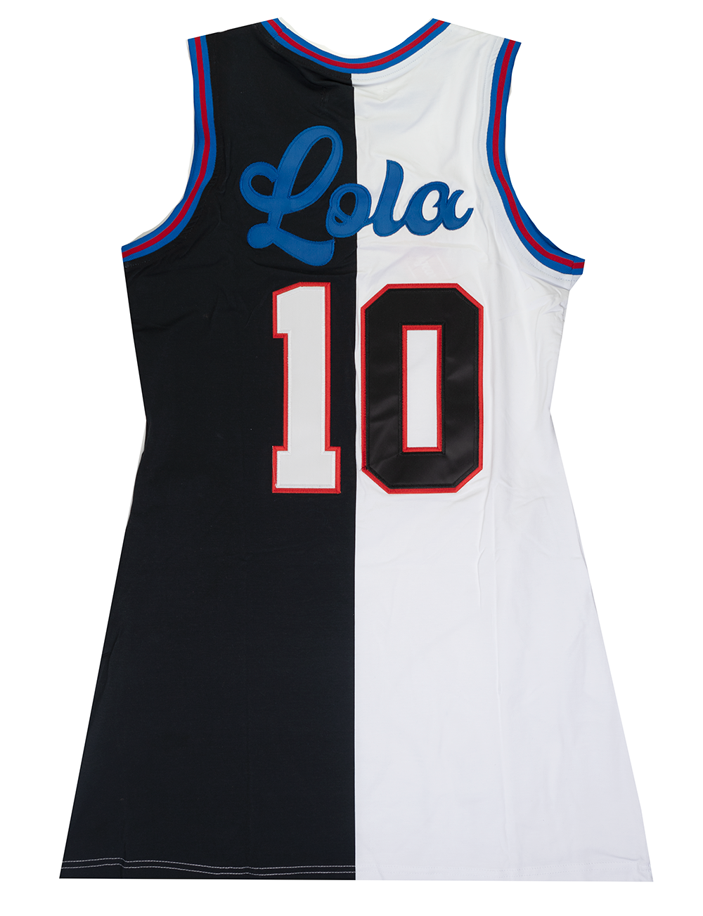 WOMENS HEADGEAR TUNE SQUAD JERSEY DRESS BLACK/WHITE - HGC068-JDRS-06