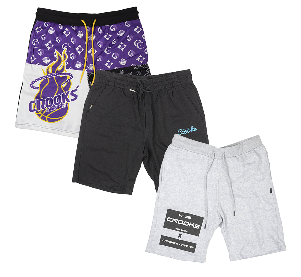 Crooks and castles shorts online