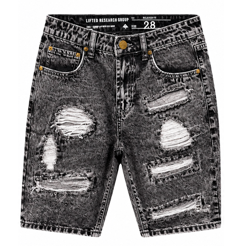 LRG BASIC DENIM SHORTS GREY - L0QGMBSXX