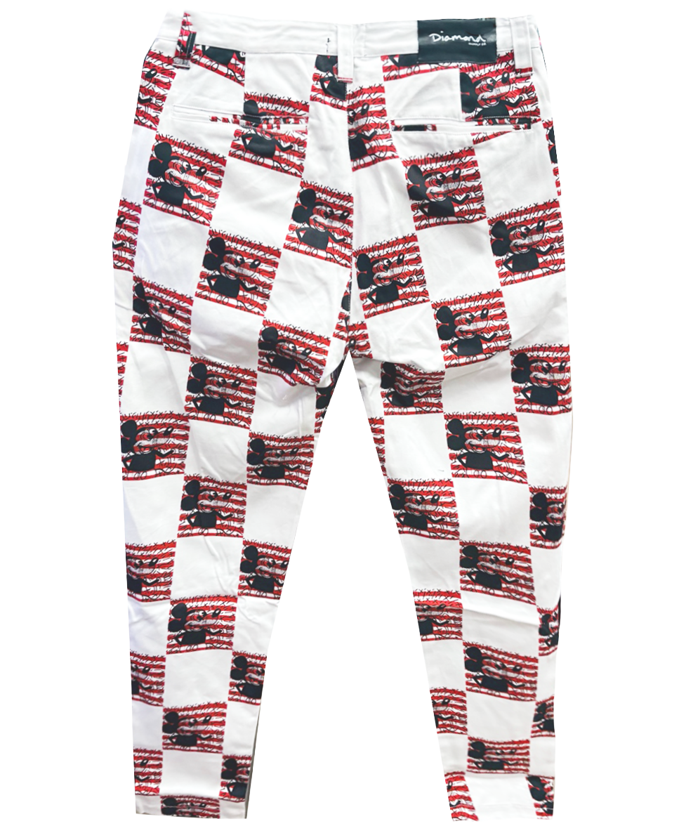 DIAMOND SUPPLY CO X KEITH HARING PANTS MULTI - B21DMBZ102