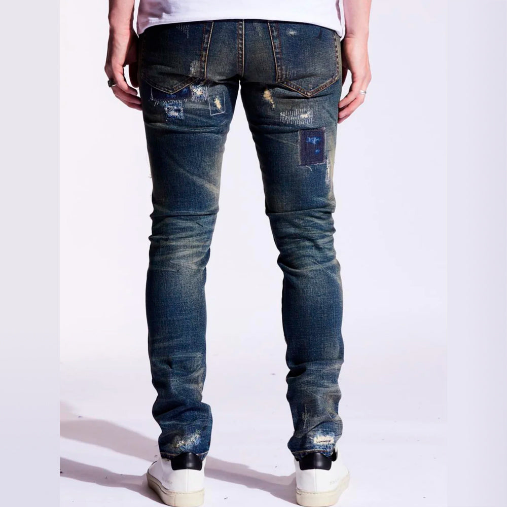 Embellish Jeans - BLUE DENIM