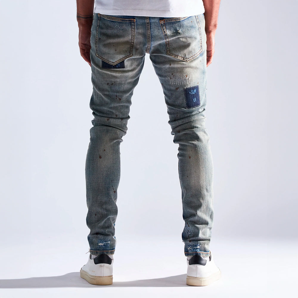 Embellish - Distressed Denim Jeans