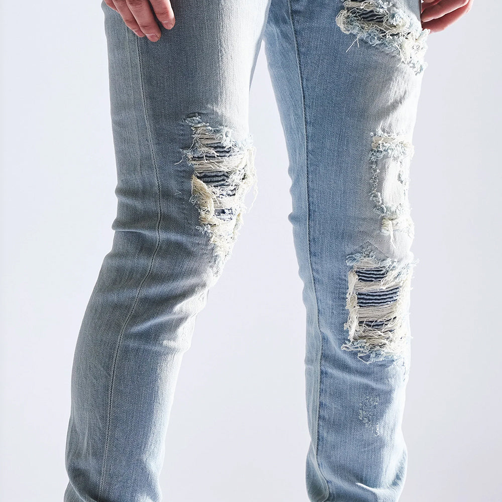 Embellish Jeans - Distressed Denim