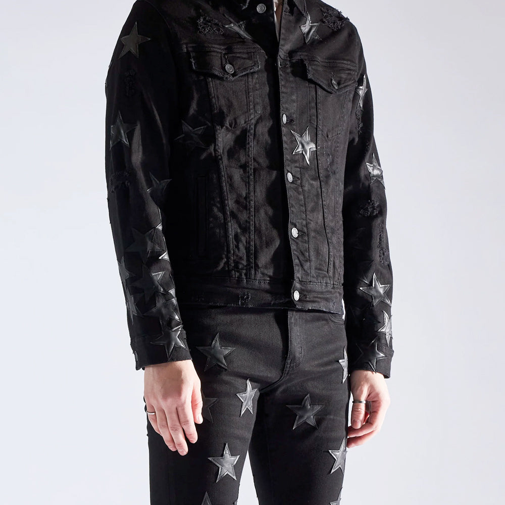 EMBELLISH - BLACK DENIM JACKET