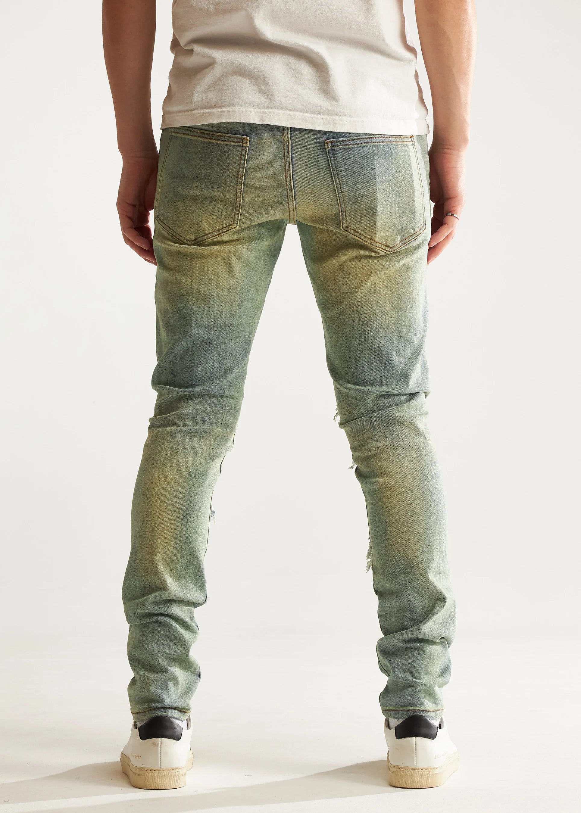 EMBELLISH LT INDIGO JEANS