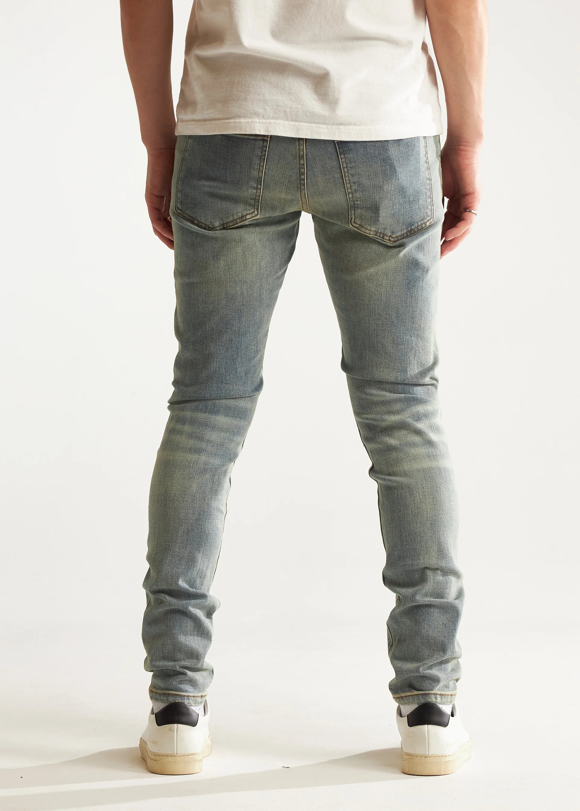 EMBELLISH LT INDIGO JEANS