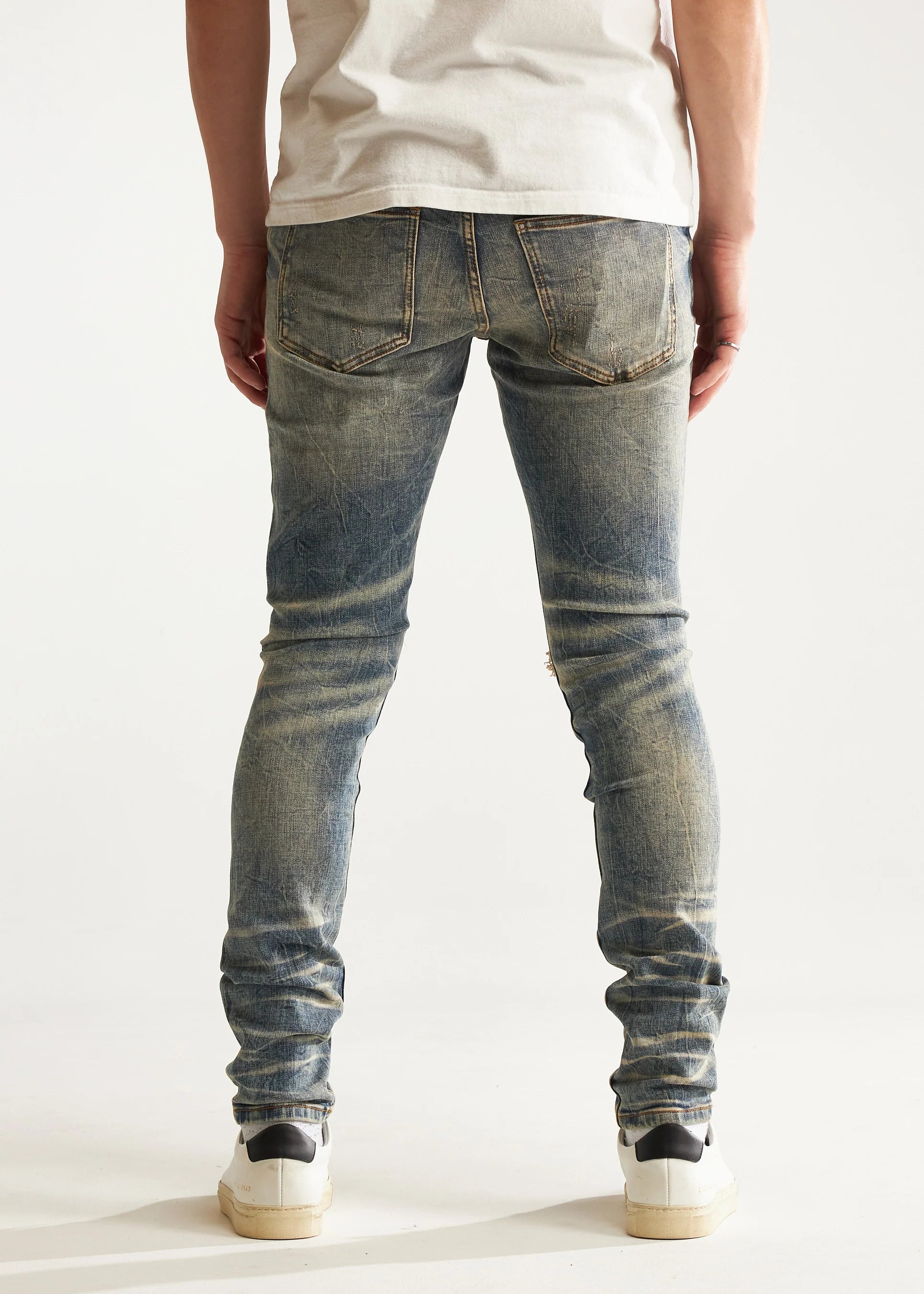 EMBELLISH INDIGO WASH JEANS