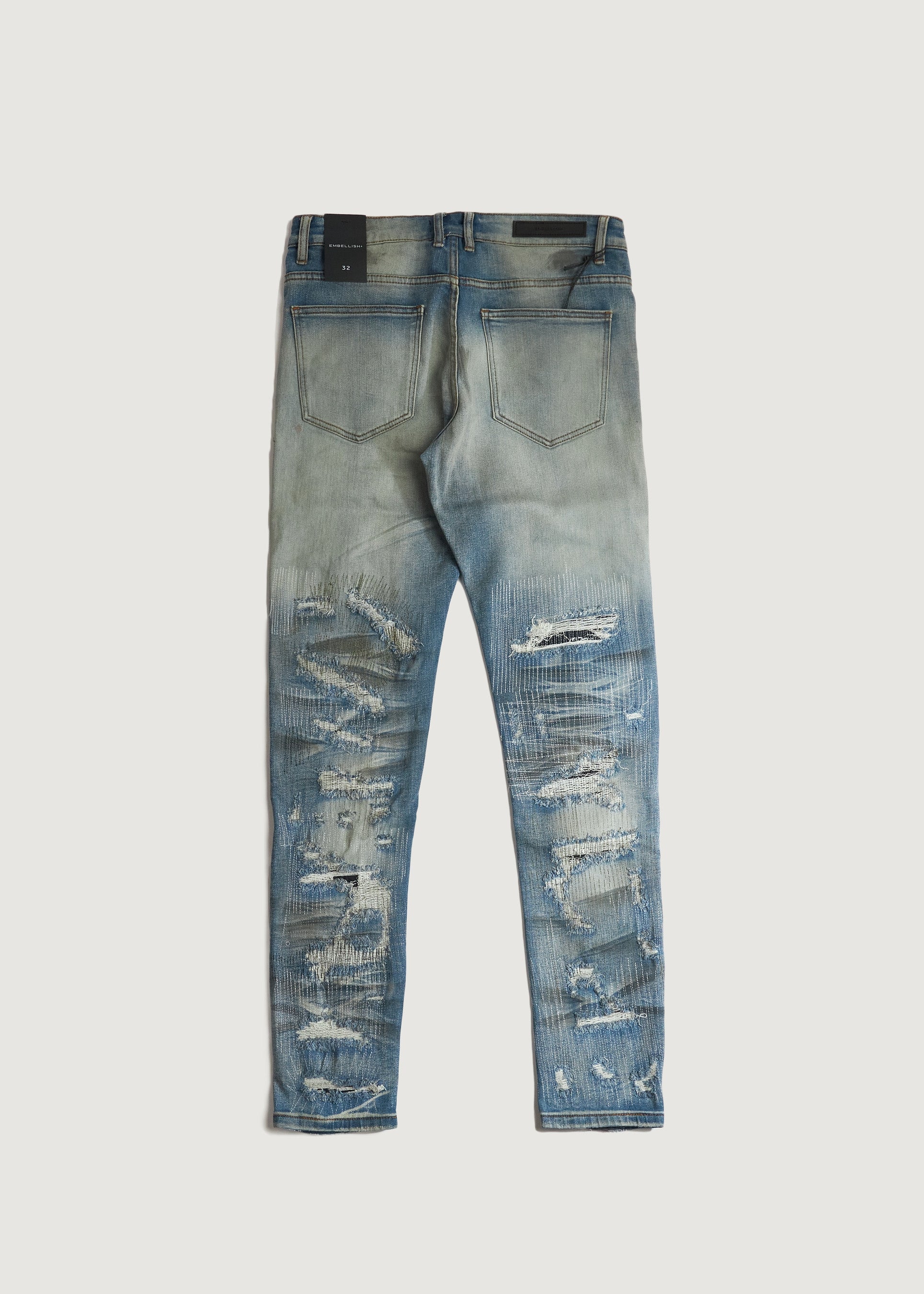 EMBELLISH BLUE JEANS