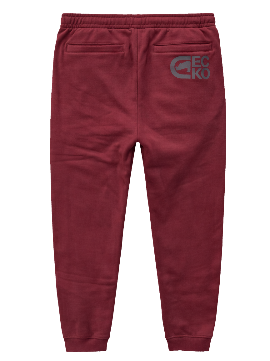 ECKO UNLTD FLEECE JOGGER PANT BURGUNDY - EO34G1306 - Steal Deal