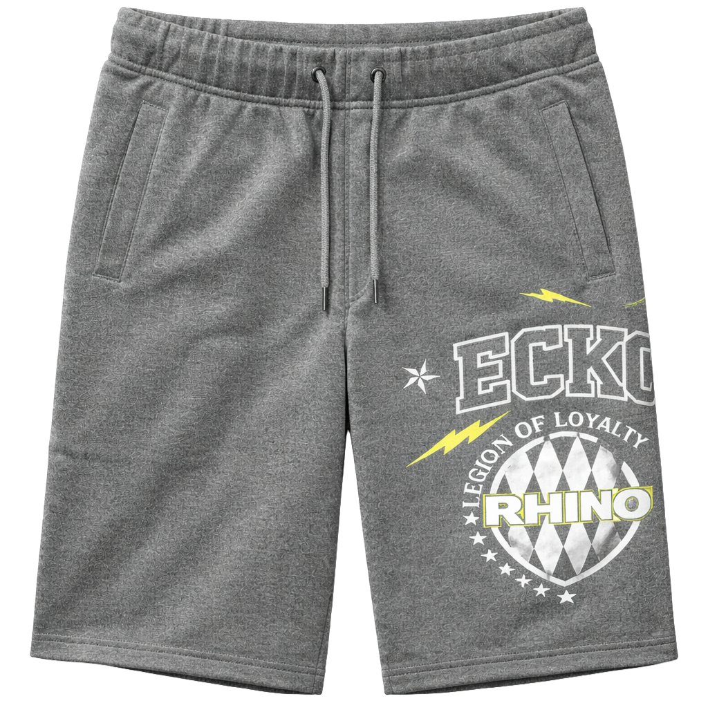 ECKO UNLTD FLEECE SWEAT SHORT GREY MARLED - EO15N488