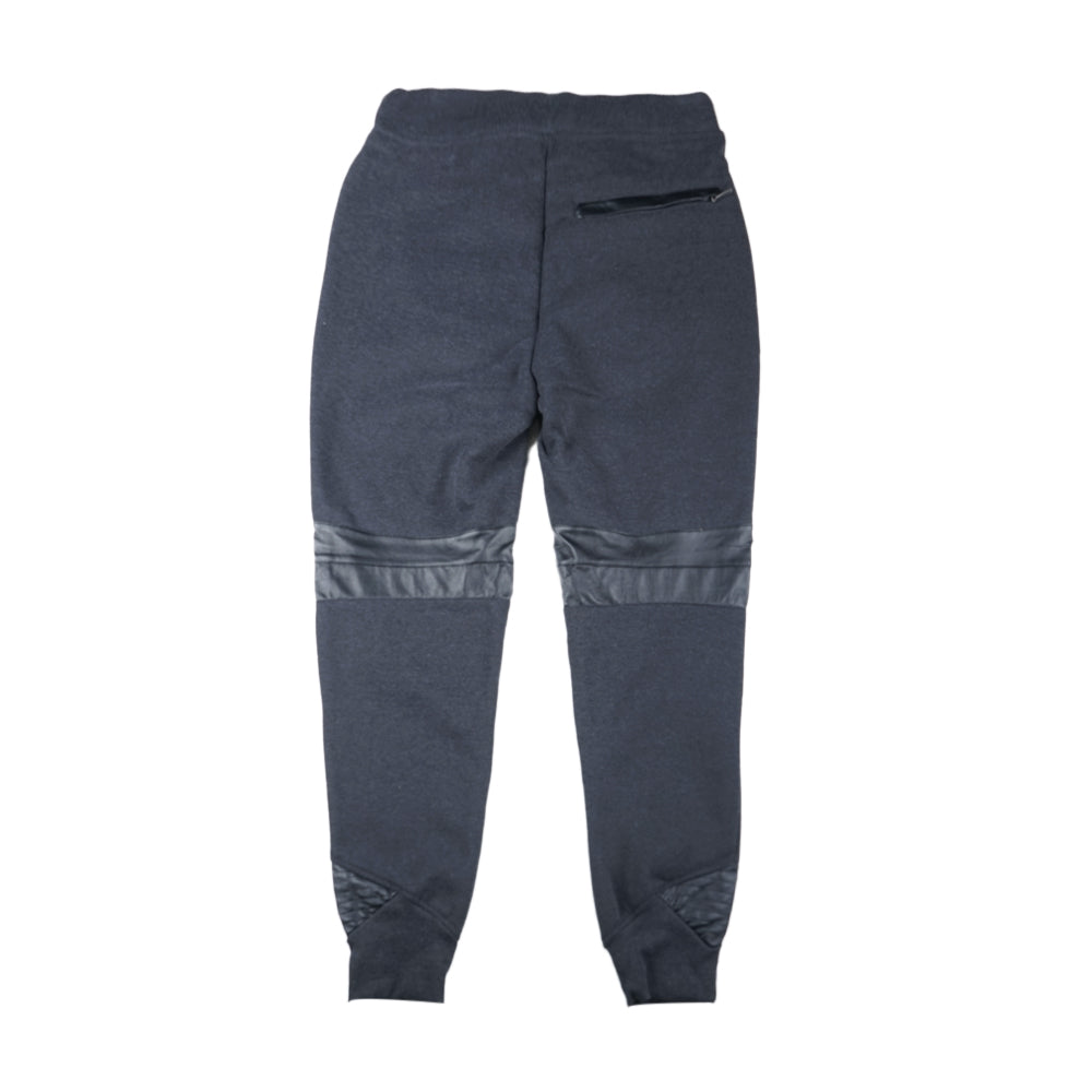 ROYAL BLUE MIXED MEDIA MOTO JOGGERS - F7JG1030