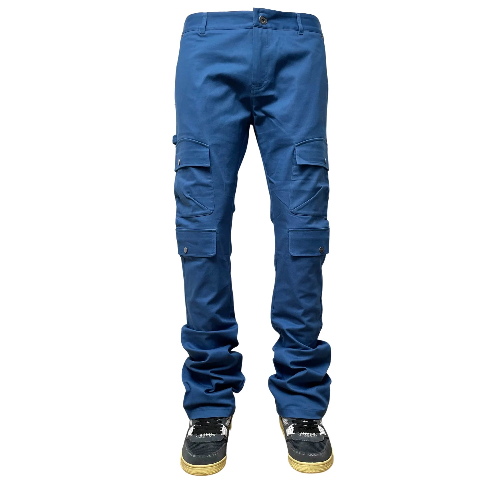 GENUINE TWILL STACK PANTS VINTAGE BLUE - GN165