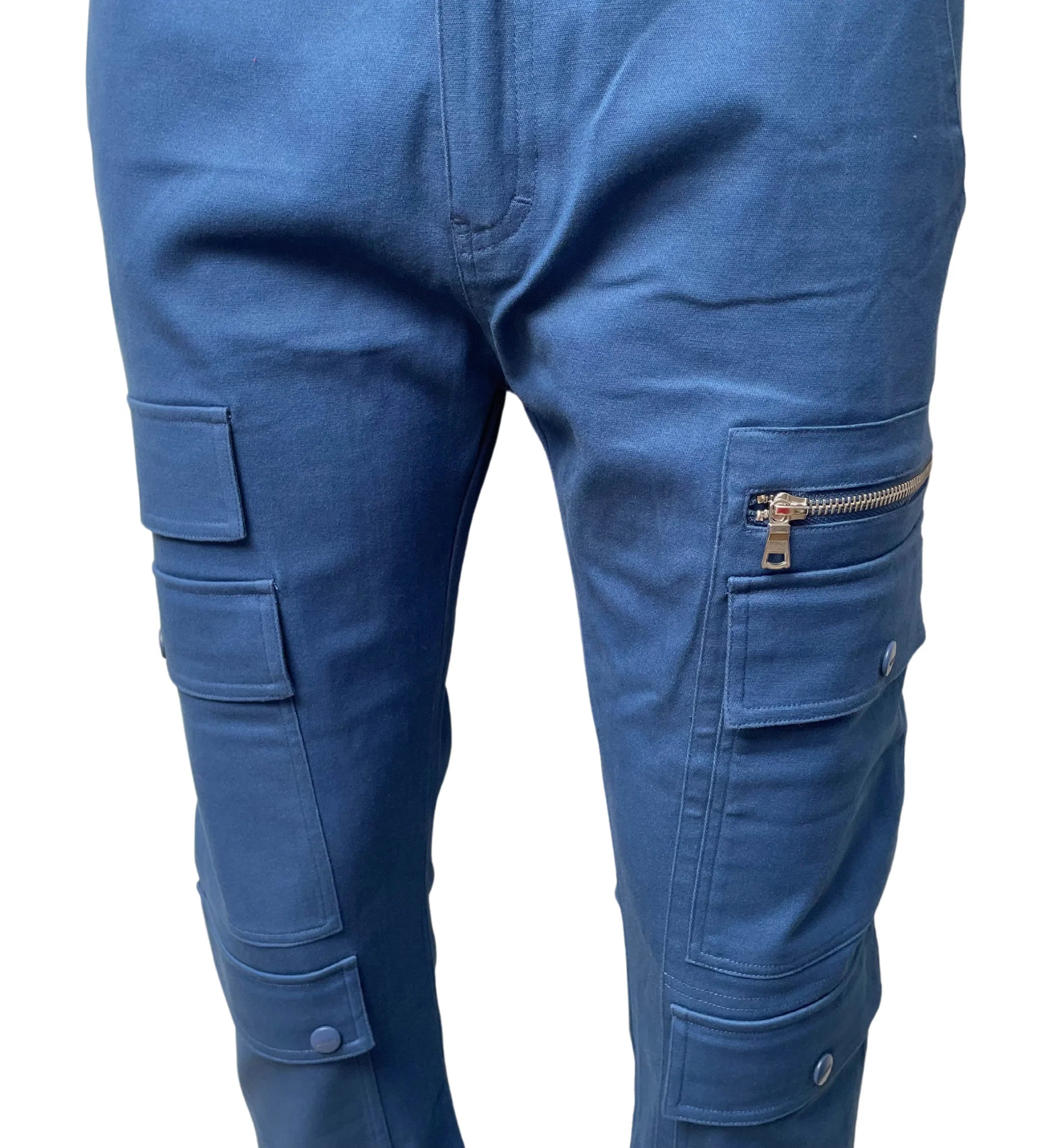 GENUINE TWILL STACK PANTS VINTAGE BLUE - GN166