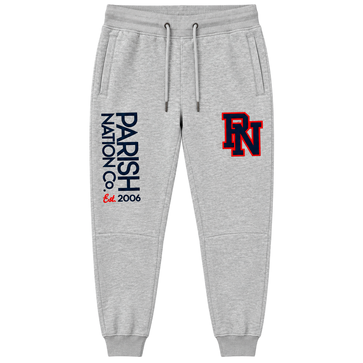 PARISH NATION GRAPHIC JOGGER PANTS HTR GREY - N05B2561