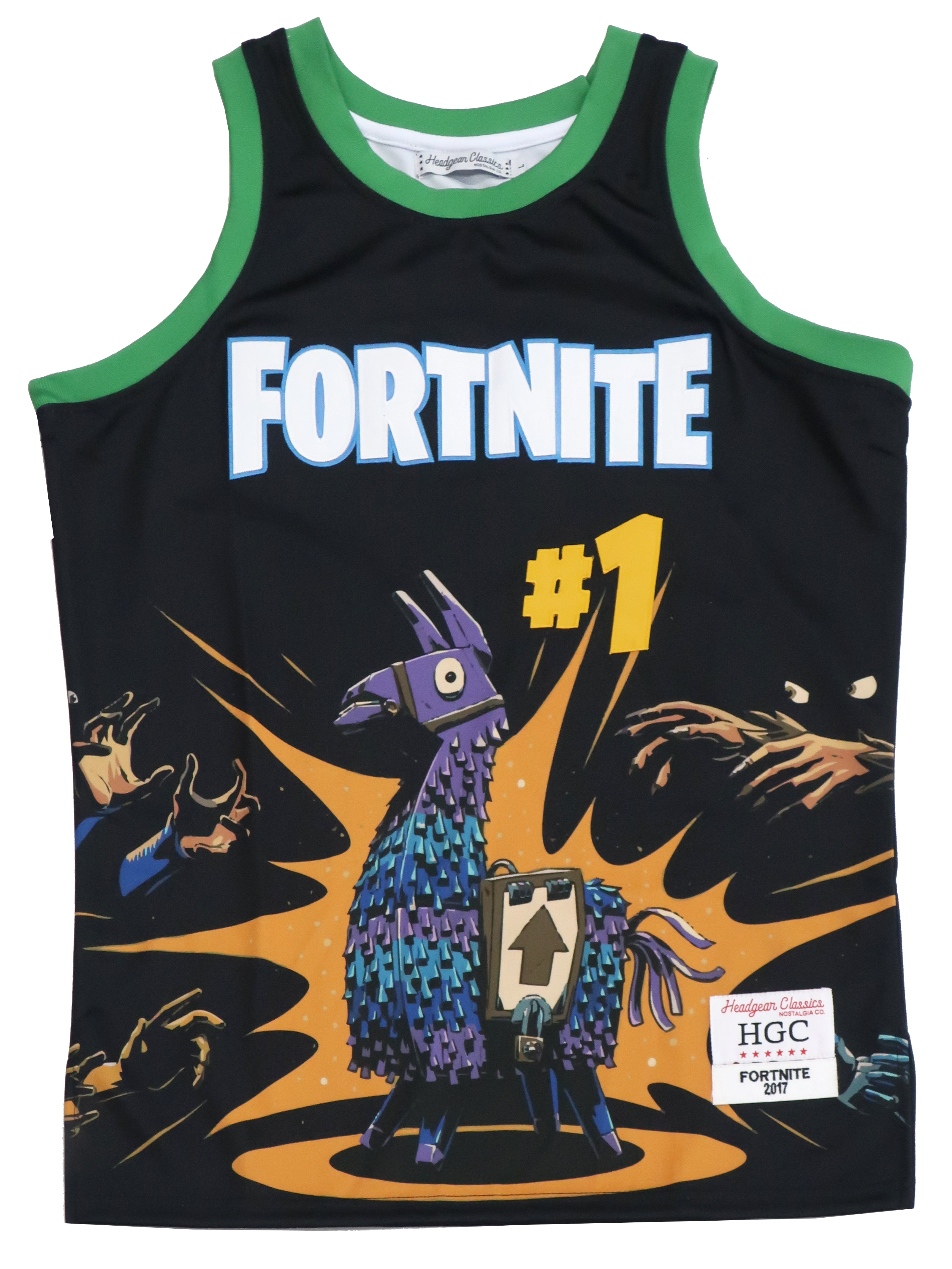 HEADGEAR VIDEO GAMES ASSORTED BASKETBALL JERSEY ASST - HGC-YBBJ-VDG