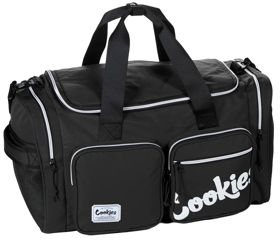 COOKIES SMELL PROOF DUFFLE BAG BLACK - HERITAGE - Steal Deal