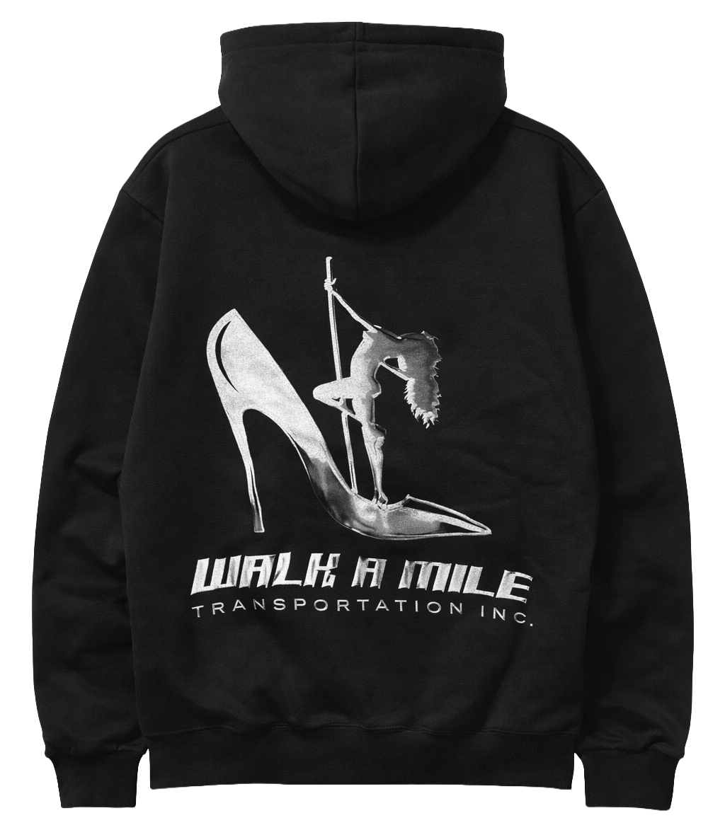 IGGY AZALEA WALK A MILE HOODIE BLACK - IGGY-STRIP