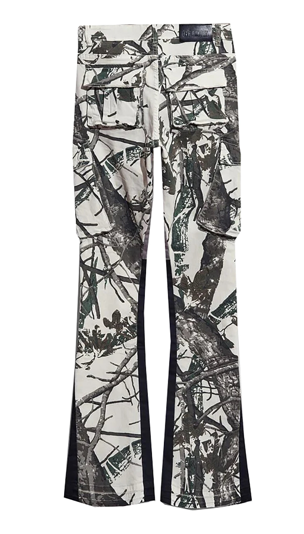 GFTD LA STACKED FLAIR JEANS WHITE TREE - DRAKE PANT