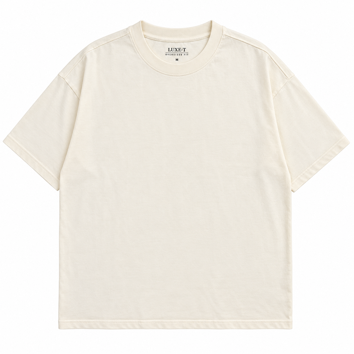 LUXE BLANK T-SHIRT CREAM - YT-01