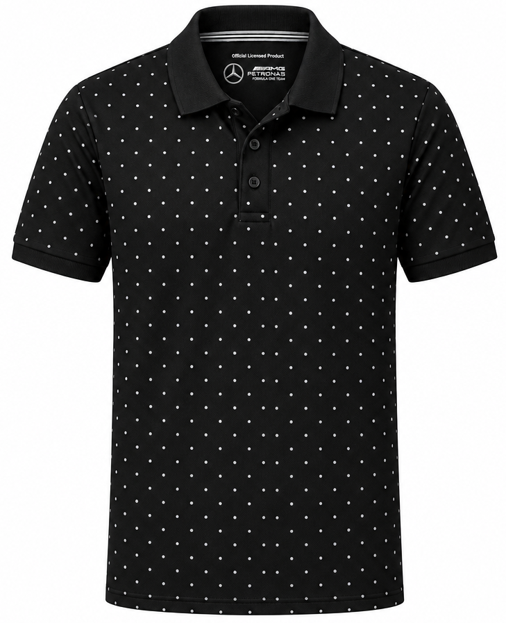 FORMULA 1 AMG S/S POLO SHIRT BLACK - MAPF1