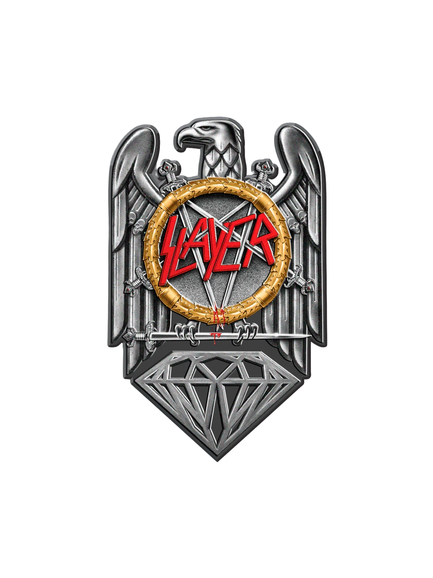 DIAMOND SUPPLY CO X SLAYER LAPEL PIN - B20DMAI301S