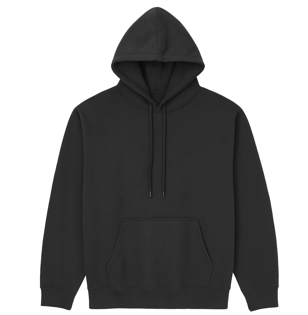 BLANK HOODIE SWEATSHIRT BLACK - BLNKHDPRO