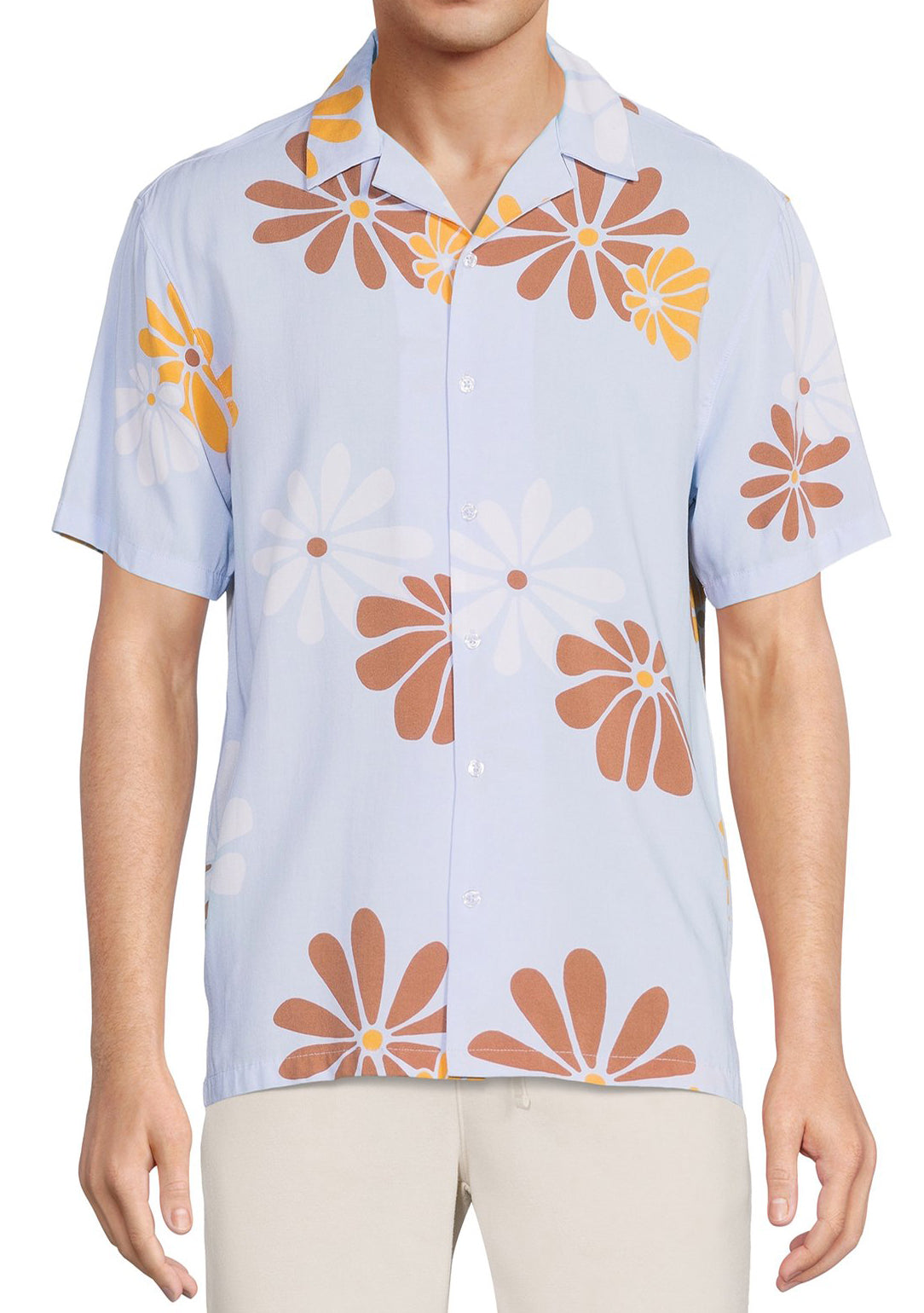 NO BOUNDARIES S/S BUTTON DOWN LT BLUE - NB14100095928B