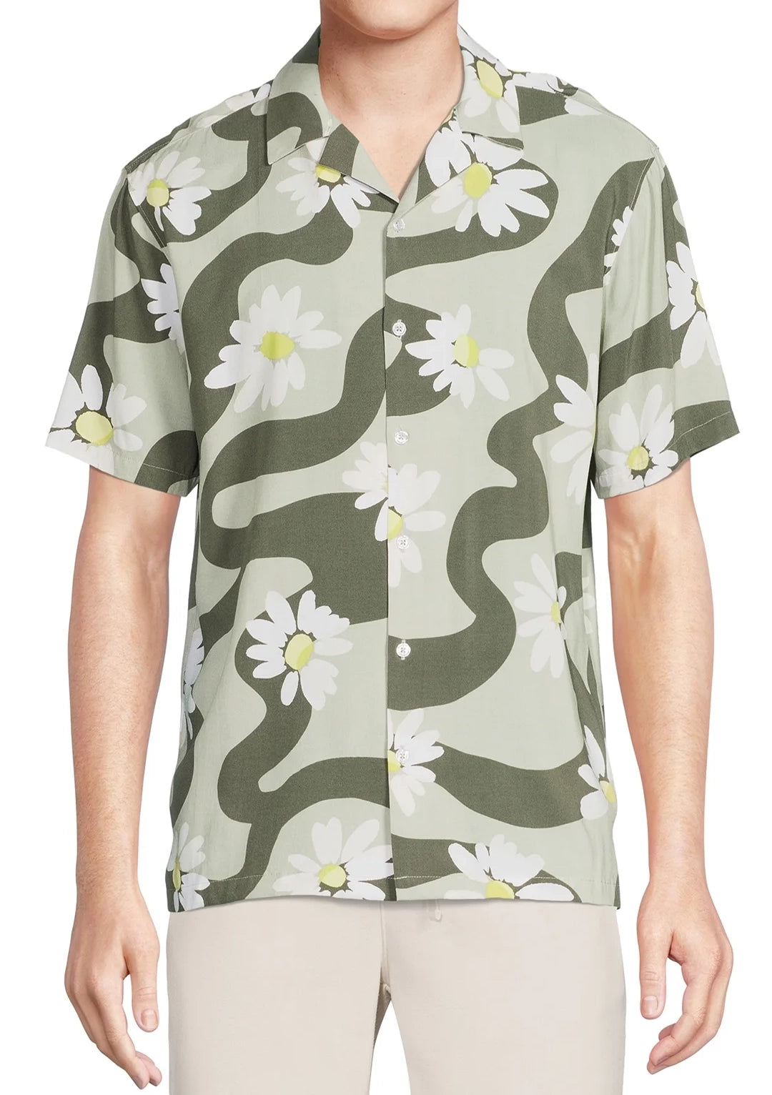 NO BOUNDARIES S/S BUTTON DOWN LT GREEN - NB14100095928B